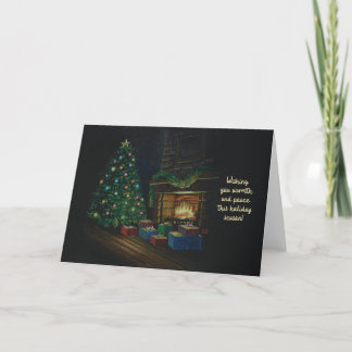 Holiday Warmth and Light Greeting Card