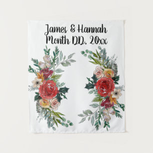 Holiday Wedding Back drop, Ceremony Decorations Tapestry