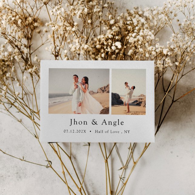 Holiday wedding save the date invitations (Holiday wedding save the date invitations)