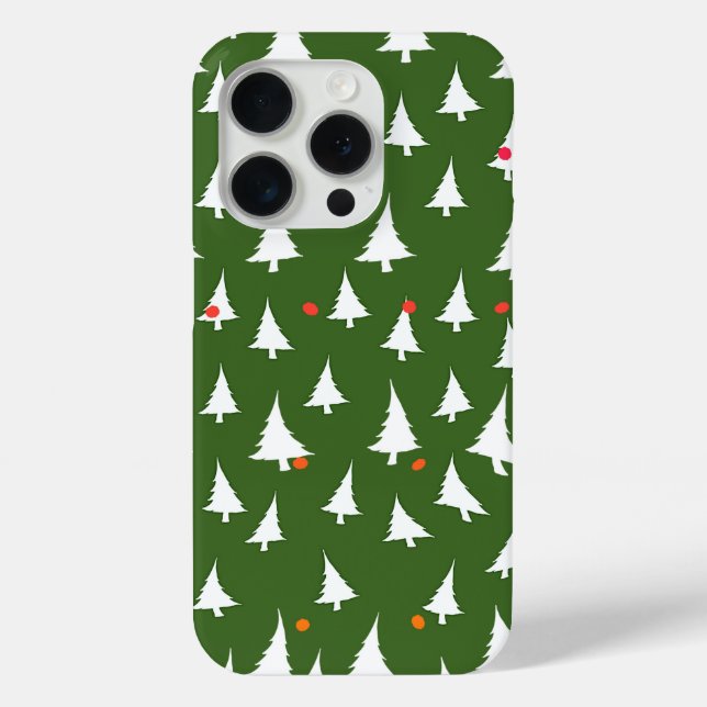 Holiday White Pines  Case-Mate iPhone Case (Back)