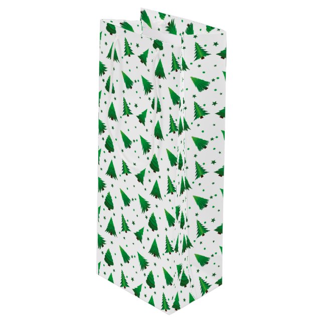 Holiday Wine Gift Bag (Front Angled)