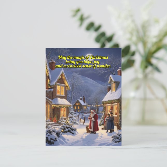 HOLIDAY WISHES CARD (Standing Front)