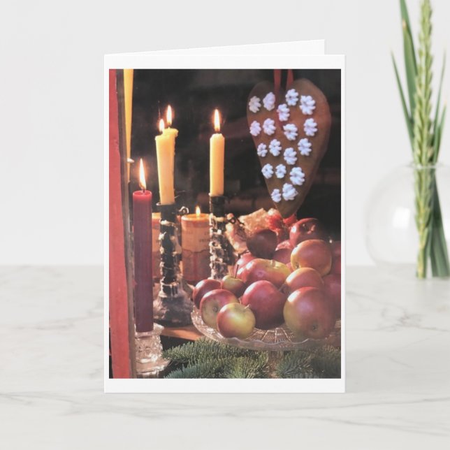 **HOLIDAY WISHES** FOR OUR FAMILY CARD (Front)