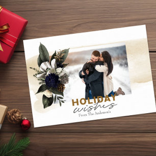 Holiday Wishes Photo Card