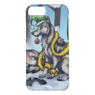 Holiday Wolves iPhone 8/7 Case