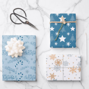 Holiday Wrap Wrapping Paper Sheet