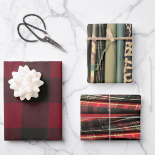 Holiday wrapping paper sheet