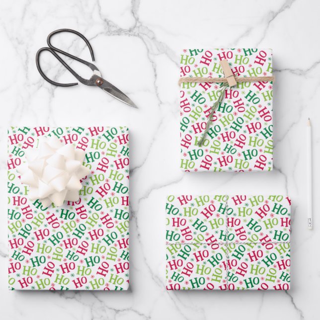 Holiday Wrapping Paper Sheets (Front)