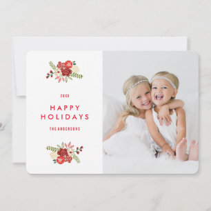 Holiday Wreath Holiday Photo Card
