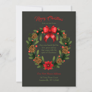 Holiday Wreath Moving Announcement