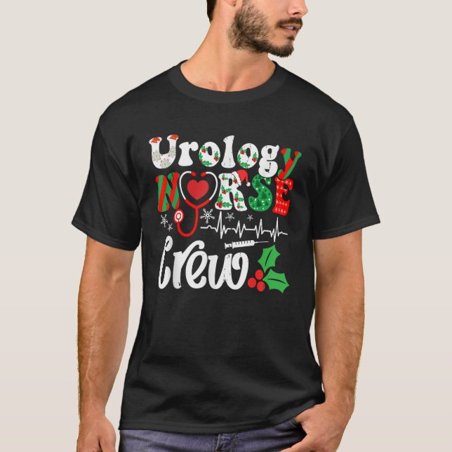 Holiday Xmas Urology Nurse Crew Christmas Squad Nu T-Shirt (Front)