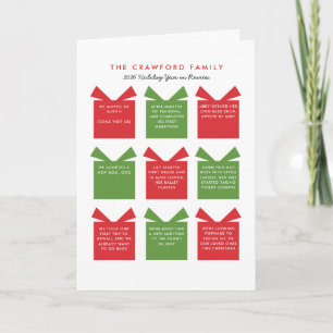 Holiday Year in Review Photo Greeting Card