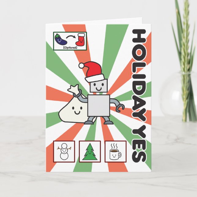 Holiday Yes! Card (Front)