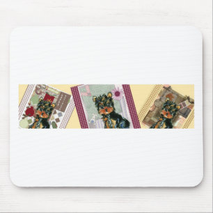 HOLIDAY YORKIES MOUSE PAD