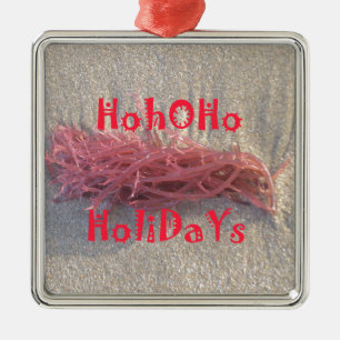 Holidays from the Beach Collection. Metal Ornament