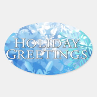 Holidays greetings sticker