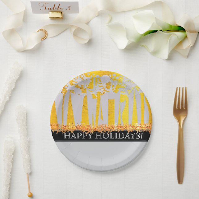 HOLIDAYS IN CENTRAL PARK! :) PAPER PLATE (Wedding)