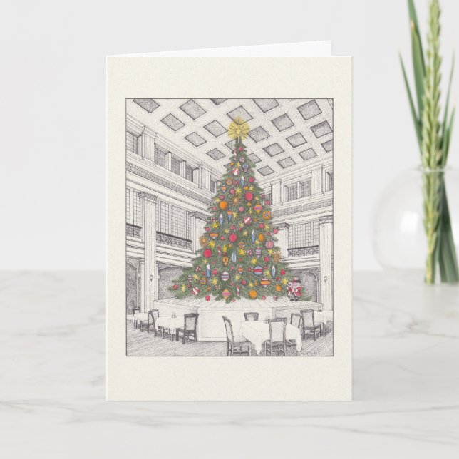 Holidays in the Walnut Room at Field's Card (Front)