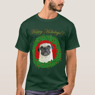 Holidays pug t-shirt