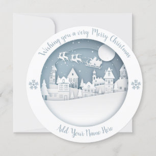 Holidays - WC Winter Scene 5 - Customise Invitation