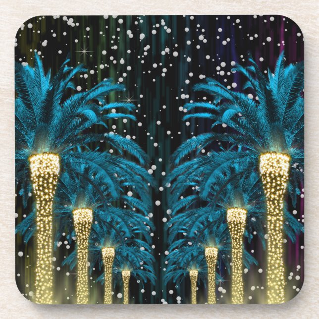 Holidays Winter Palm Coaster (Front)