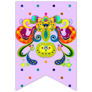 holiES - abstract happy holy Cow + your ideas Bunting