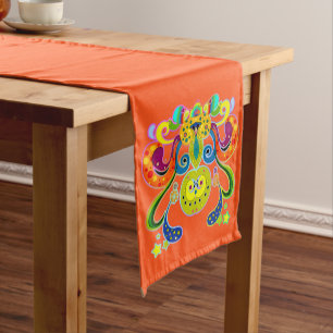 holiES - abstract happy holy Cow + your ideas Medium Table Runner