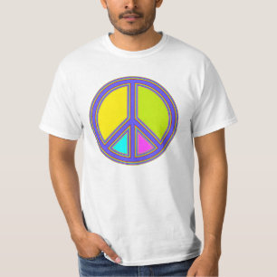 holiES - colourful PEACE sign + your ideas T-Shirt