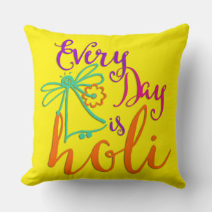 holiES - Every Day is Holi + your backgr. & ideas Cushion