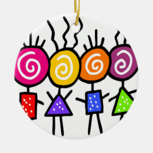 holiES - HOLI BEST FRIENDS + your ideas Ceramic Tree Decoration
