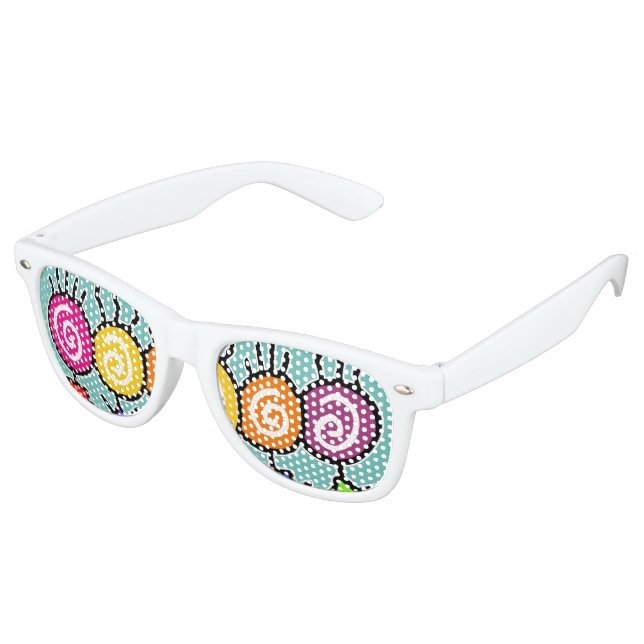holiES - HOLI BEST FRIENDS + your ideas Retro Sunglasses (Angled)