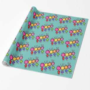 holiES - HOLI BEST FRIENDS + your ideas Wrapping Paper
