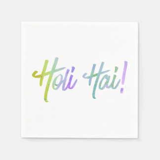 holiES - HOLI HAI grunge pastel 1 Napkin