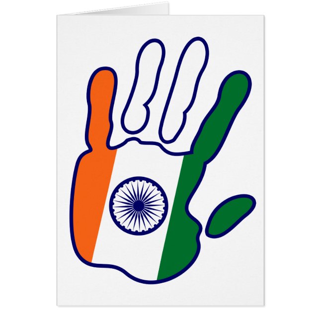 holiES - India Flag Hand (Front)