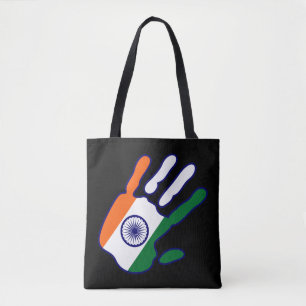 holiES - India Flag Hand Tote Bag