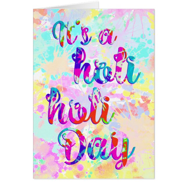 holiES - IT'S A HOLI HOLI DAY + your backgr. (Front)