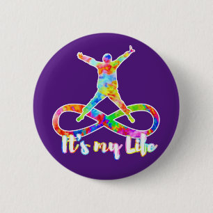 holiES - Lemniscate - It's my Life Person 6 Cm Round Badge