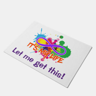 holiES - Lemniscate - It's my Life Splashes Doormat