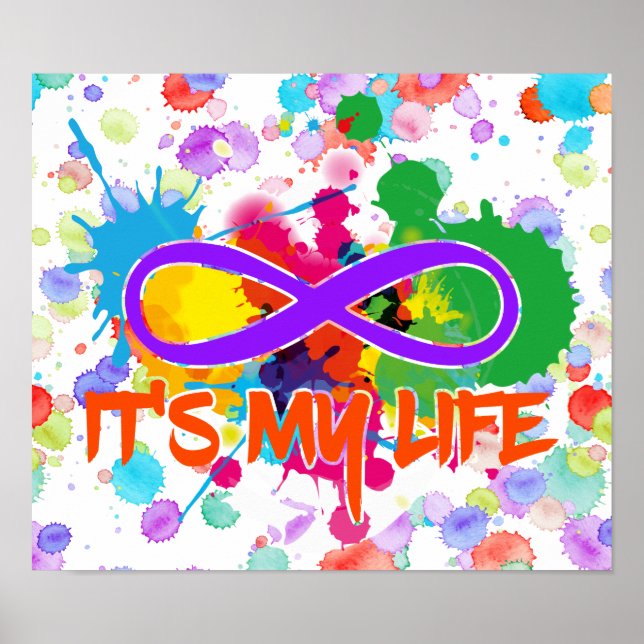 holiES - Lemniscate - It's my Life Splashes Poster (Front)