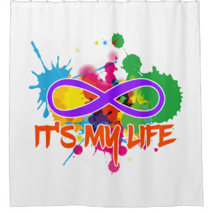 holiES - Lemniscate - It's my Life Splashes Shower Curtain