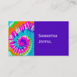 holiES - Power Spiral Batik Style Business Card