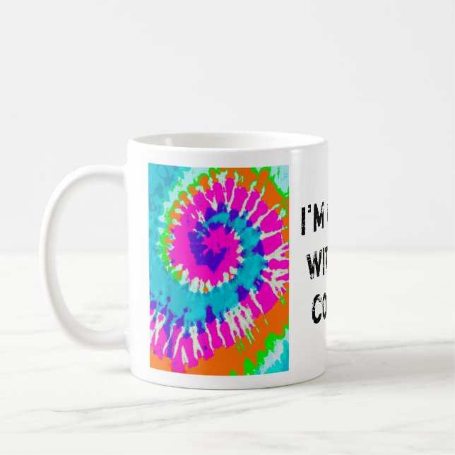 holiES - Power Spiral Batik Style Coffee Mug (Left)