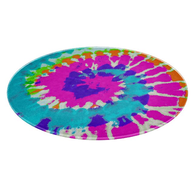 holiES - Power Spiral Batik Style Cutting Board (Corner)