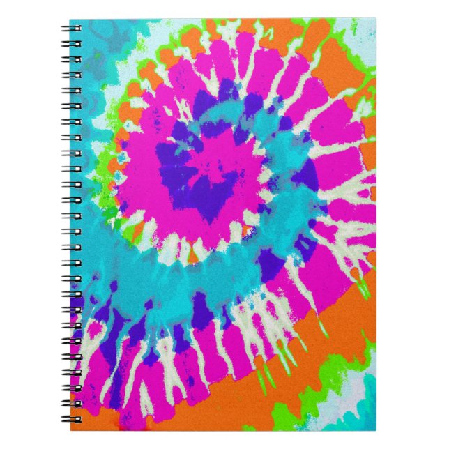 holiES - Power Spiral Batik Style Notebook (Front)