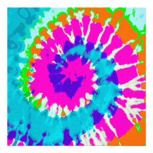 holiES - Power Spiral Batik Style Photo Print