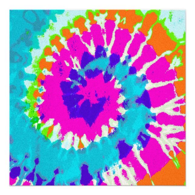 holiES - Power Spiral Batik Style Photo Print (Front)