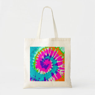 holiES - Power Spiral Batik Style Tote Bag