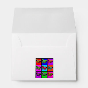 holiES - Psychedelic Butterflies Mosaic Envelope