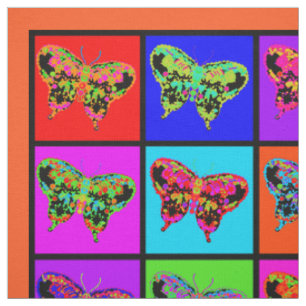 holiES - Psychedelic Butterflies Mosaic Fabric