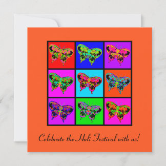 holiES - Psychedelic Butterflies Mosaic Invitation
